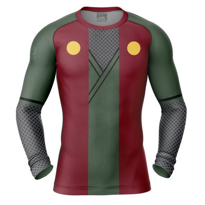 Jiraiya Uniform Shippuden Long Sleeve Rash Guard Compression