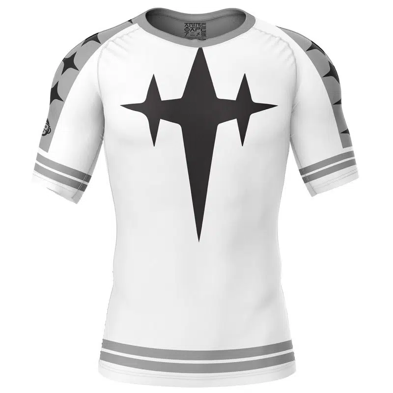 Kill la Kill Three Star Goku Uniform Short Sleeve Rash Guard Compression Shirt