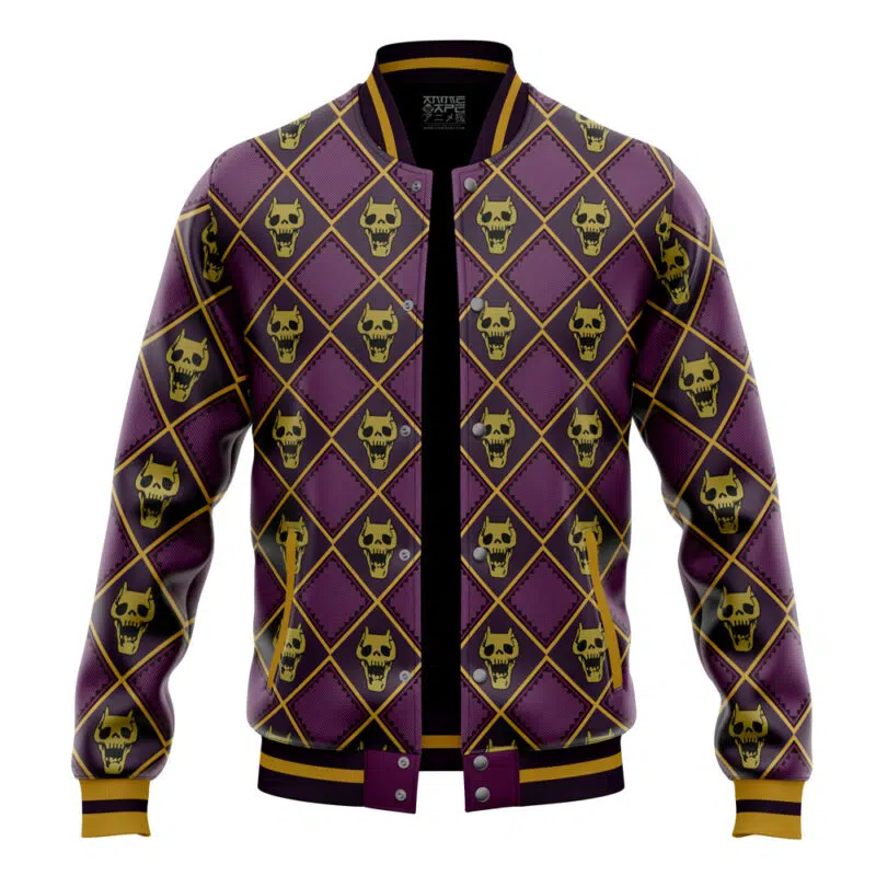Killer Queen Pattern Jojo's Bizarre Adventure Varsity Jacket
