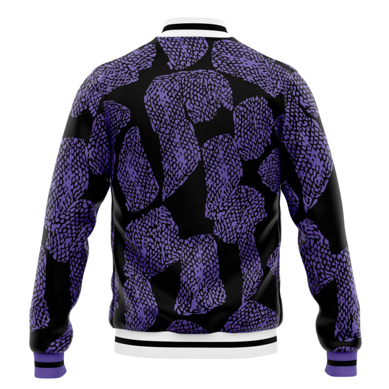 Kokushibo Pattern Demon Slayer Varsity Jacket - Image 4