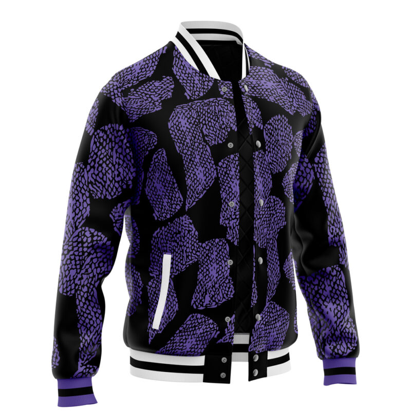 Kokushibo Pattern Demon Slayer Varsity Jacket - Image 2