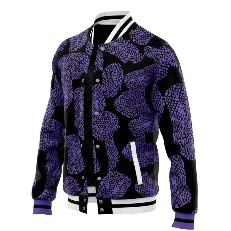 Kokushibo Pattern Demon Slayer Varsity Jacket - Image 3