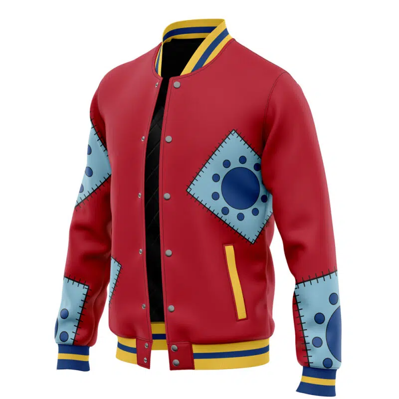 Luffy Wano One Piece Varsity Jacket - Image 3