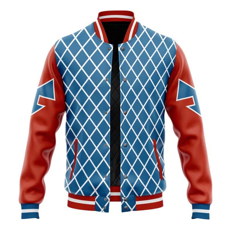 Mista Guido Pattern Jojo's Bizarre Adventure Varsity Jacket