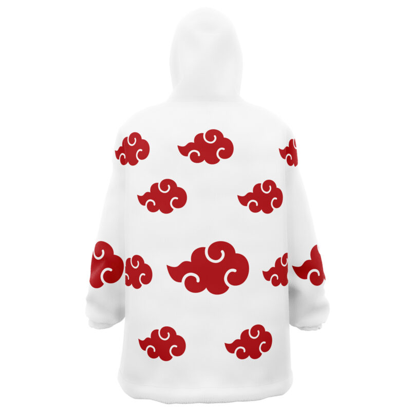 Akatsuki White  Snug Oversized Blanket Hoodie - Image 3