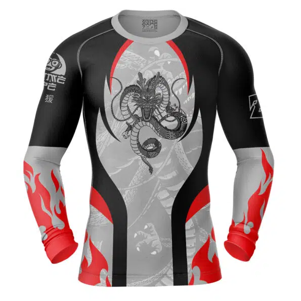 Shenron Dragon Ball Z Long Sleeve Rash Guard Compression
