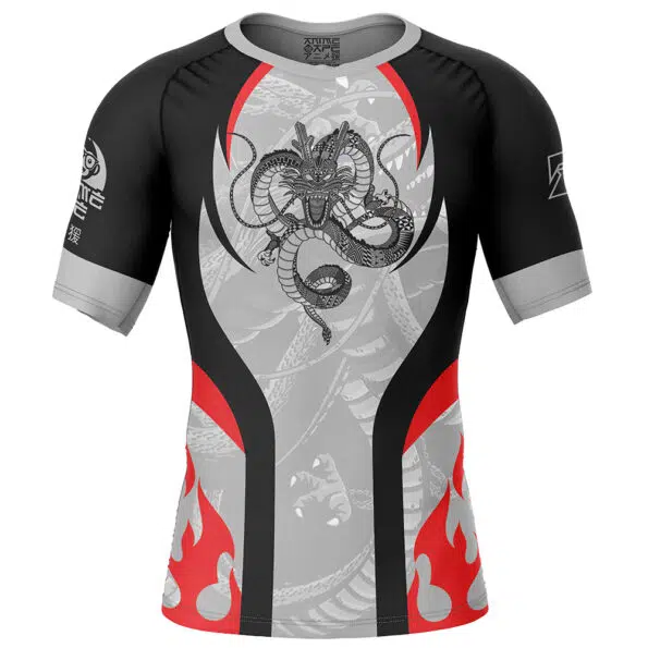 Shenron Dragon Ball Z Short Sleeve Rash Guard Compression Shirt