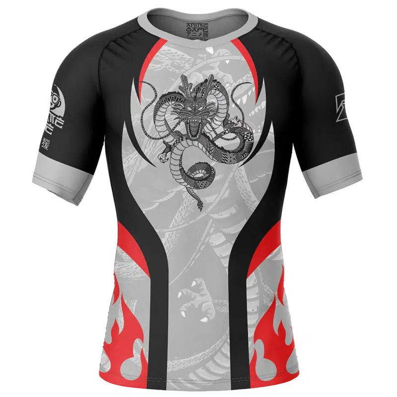 Shenron Dragon Ball Z Short Sleeve Rash Guard Compression Shirt