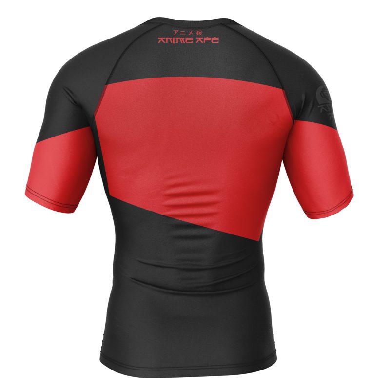 The Next Generation Red Star Trek Short Sleeve Rash Guard Compression Shirt - Image 2