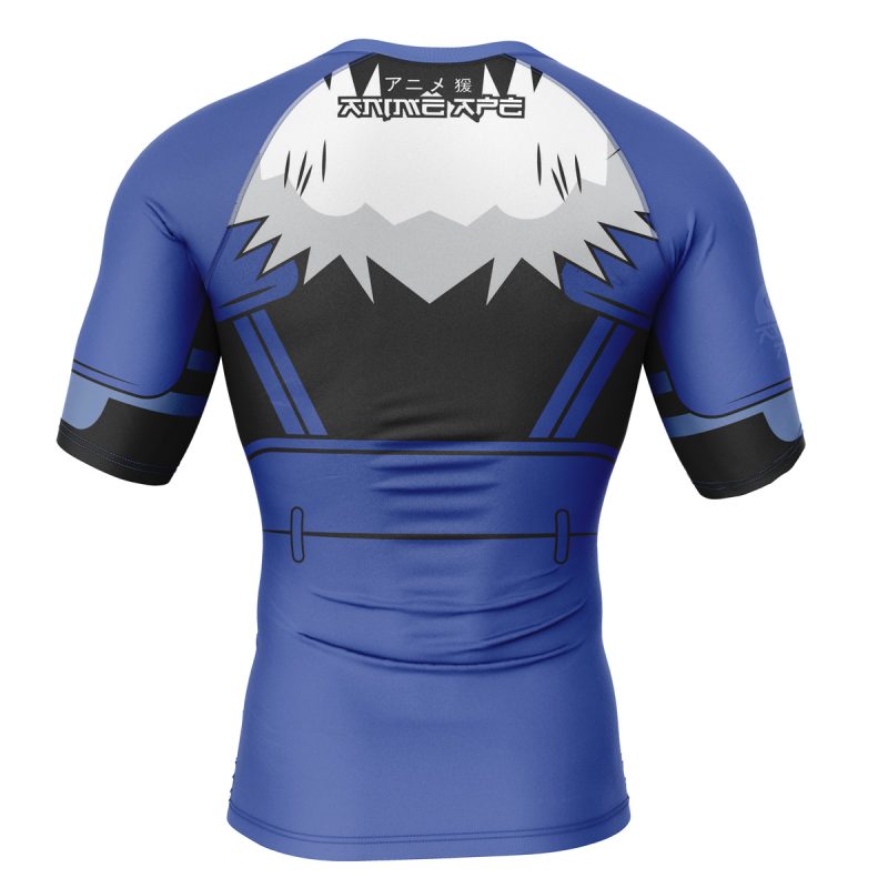 Tobirama Senju Shippuden Short Sleeve Rash Guard Compression Shirt - Image 2