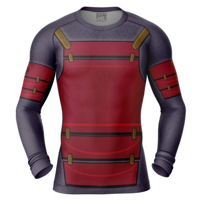 Uchiha Madara Shippuden Long Sleeve Rash Guard Compression