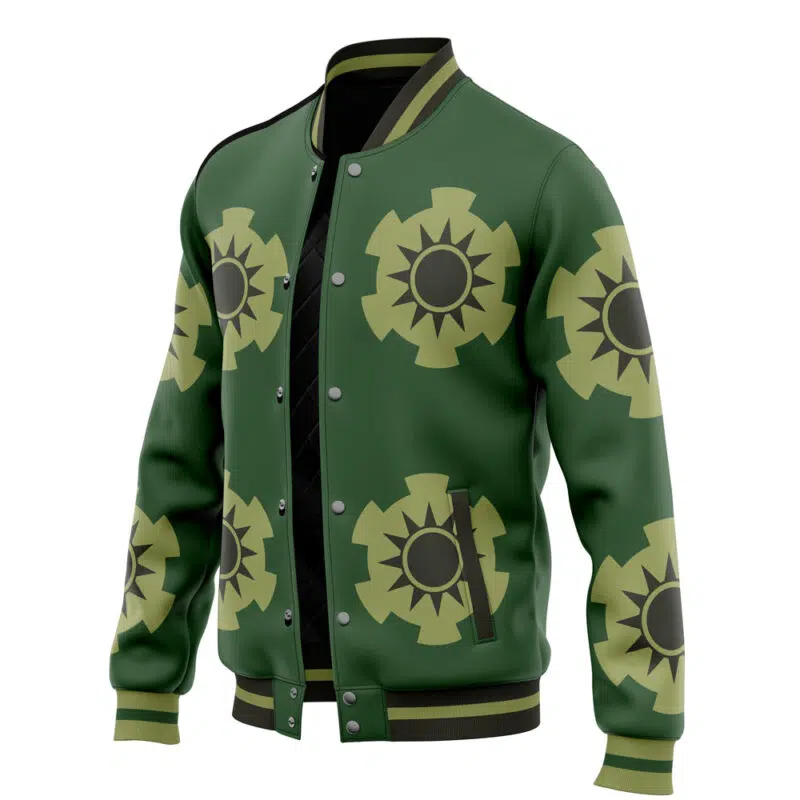 Zoro Wano One Piece Varsity Jacket - Image 3