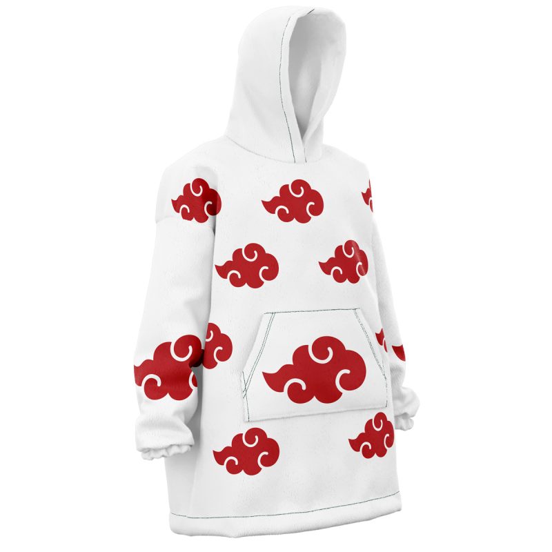 Akatsuki White Naruto Snug Oversized Blanket Hoodie
