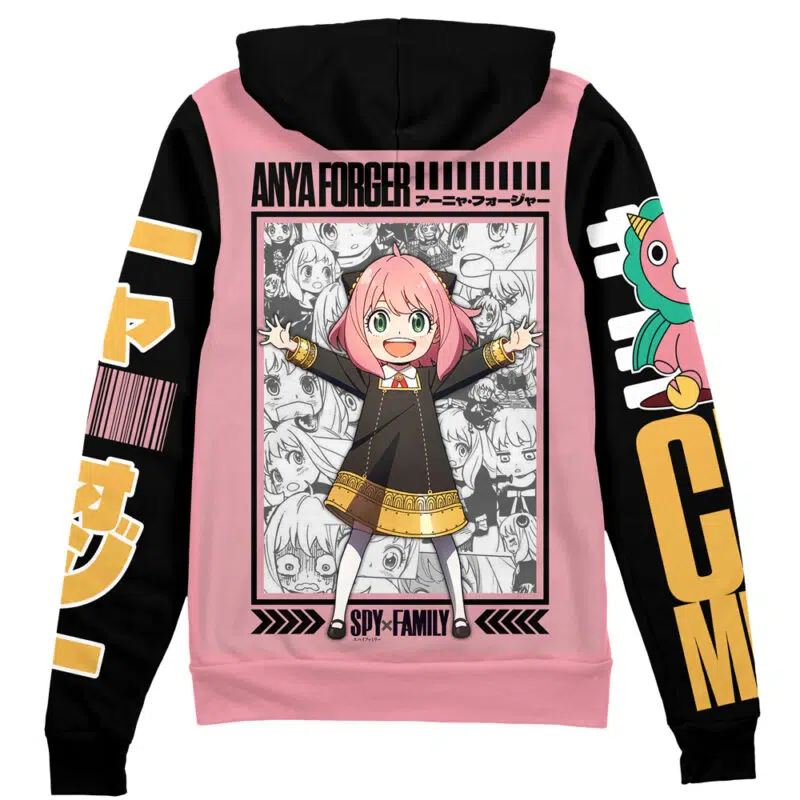 Anya Forger Spy x Family Streetwear Zip Hoodie Jacket