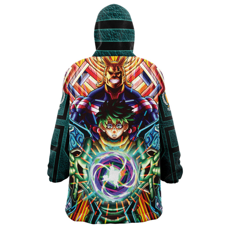 Trippy Deku x All Might My Hero Academia Oodie Oversized Blanket Hoodie