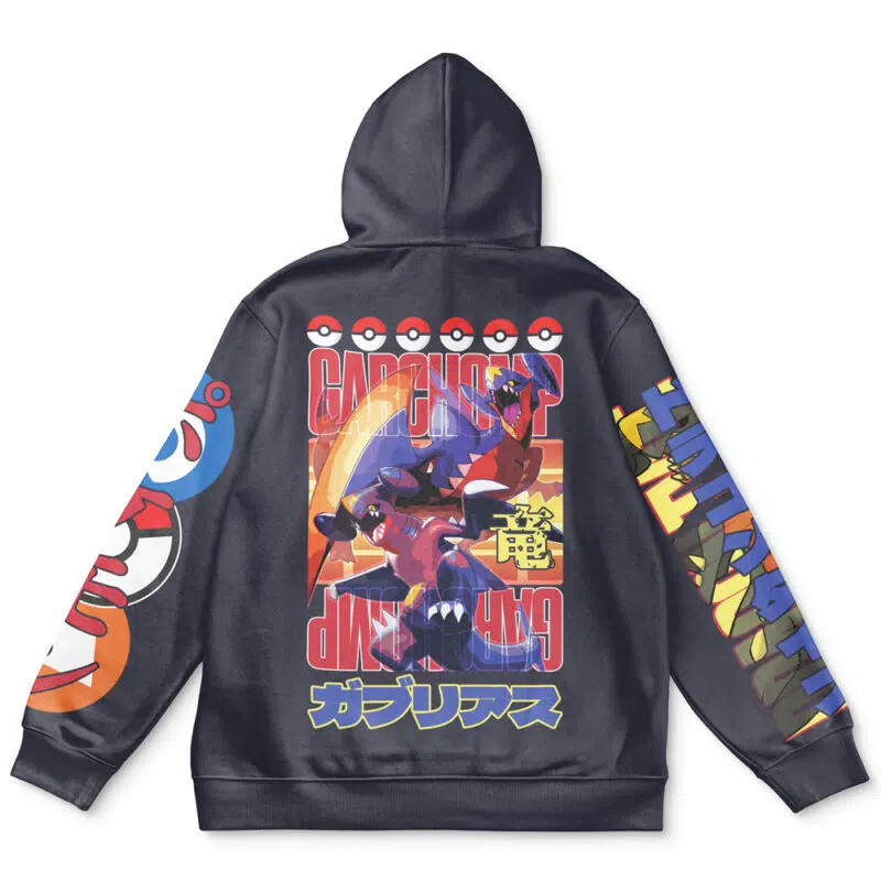 Garchomp Pokemon Streetwear Hoodie - Anime Ape