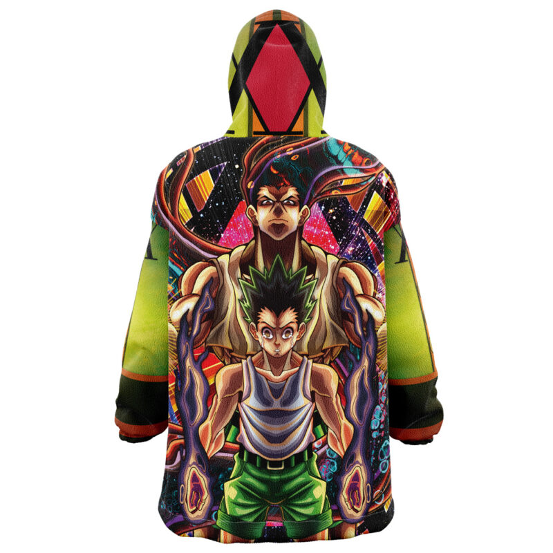 Trippy Gon Freecss Hunter x Hunter Oodie Oversized Blanket Hoodie