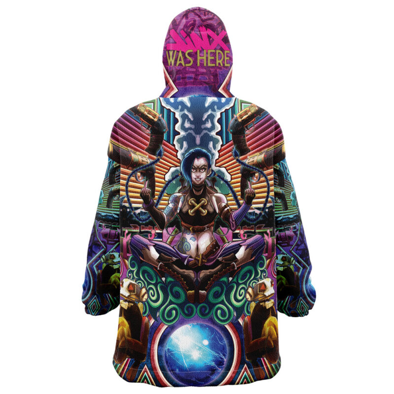 Trippy Jinx Arcane Oodie Oversized Blanket Hoodie