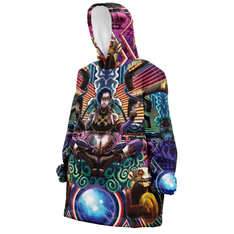 Trippy Jinx Arcane Snug Oversized Blanket Hoodie - Image 2