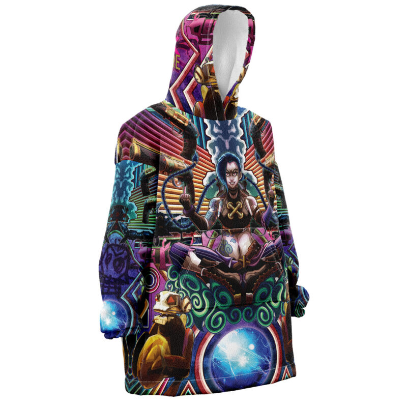 Trippy Jinx Arcane Snug Oversized Blanket Hoodie - Image 3