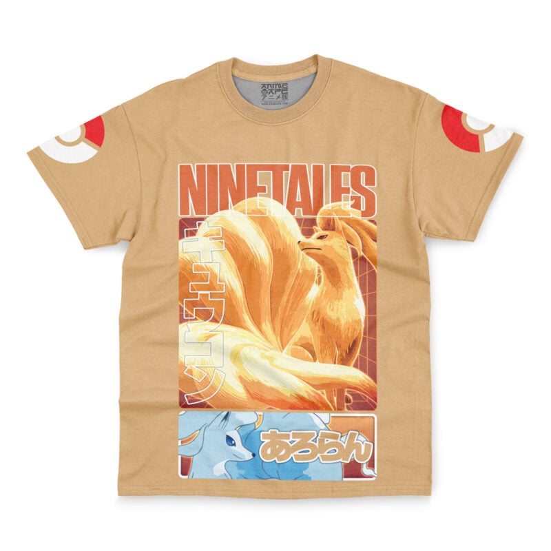 Ninetales Pokemon Streetwear T-Shirt - Image 2