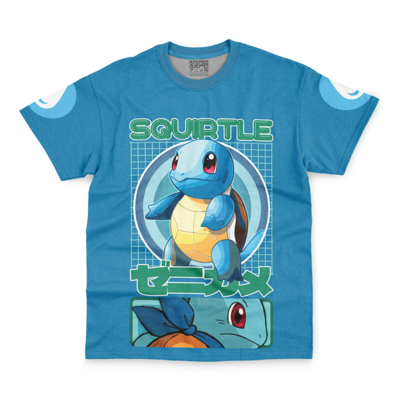 Squirtle Pokemon Streetwear T-Shirt - Image 2
