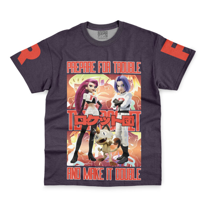 Team Rocket Pokemon Streetwear T-Shirt - Image 2