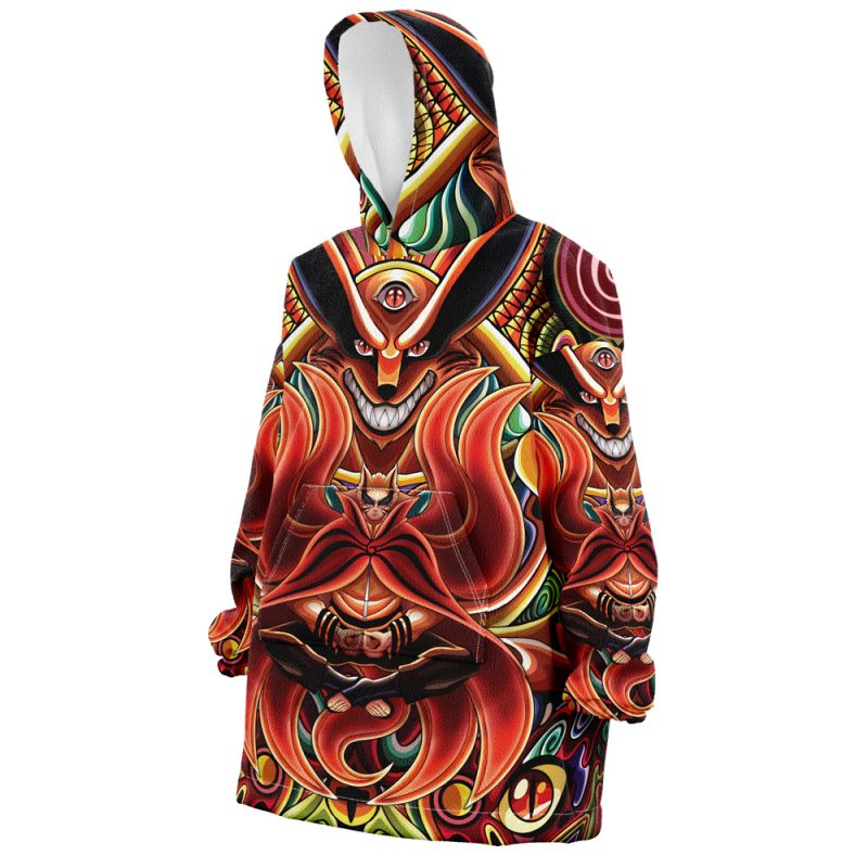 Trippy Shippuden Baron Mode Boruto Snug Oversized Blanket Hoodie - Image 2