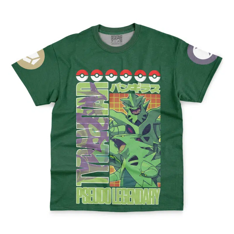 Tyranitar Pokemon Streetwear T-Shirt - Image 2