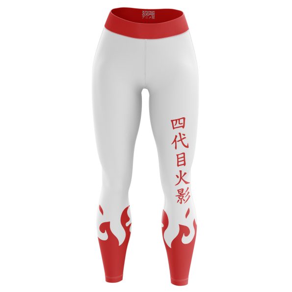 4th Hokage Naruto Custom Unisex Leggings Spats Training Tights