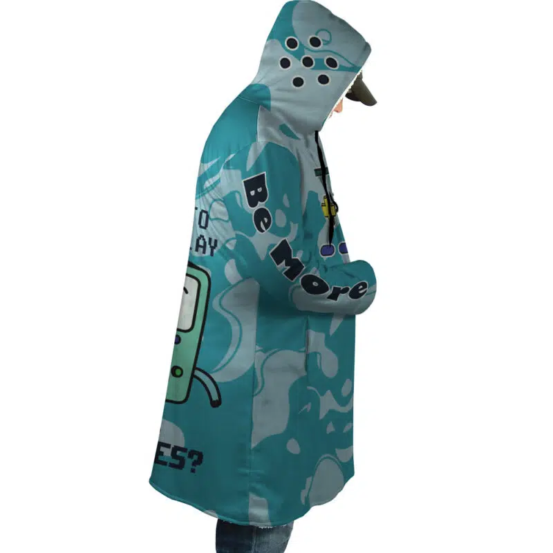 Trippy BMO Adventure Time Dream Cloak Coat - Image 3