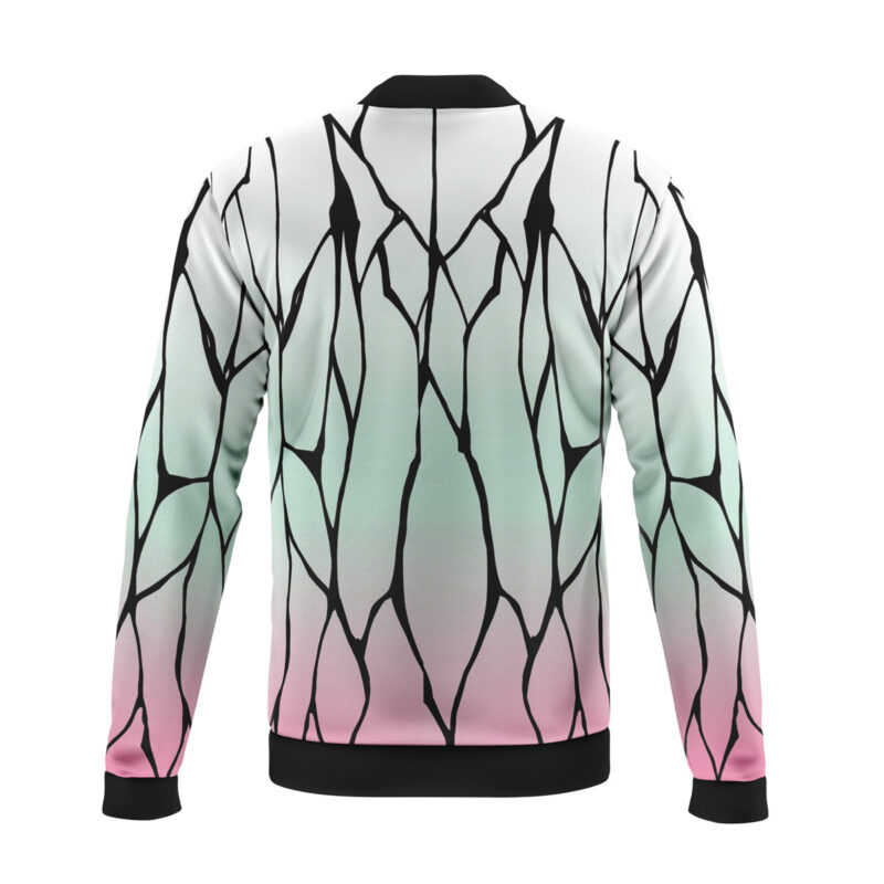 Shinobu Kocho Demon Slayer Casual Bomber Jacket - Image 2