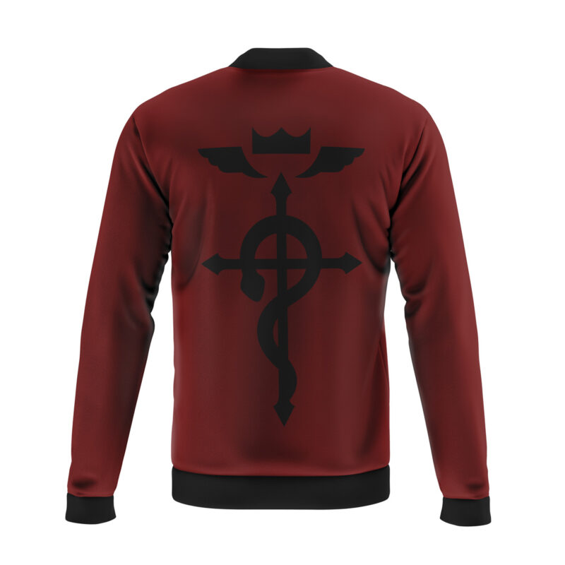 Edward Elric Fullmetal Alchemist Casual Bomber Jacket - Image 2