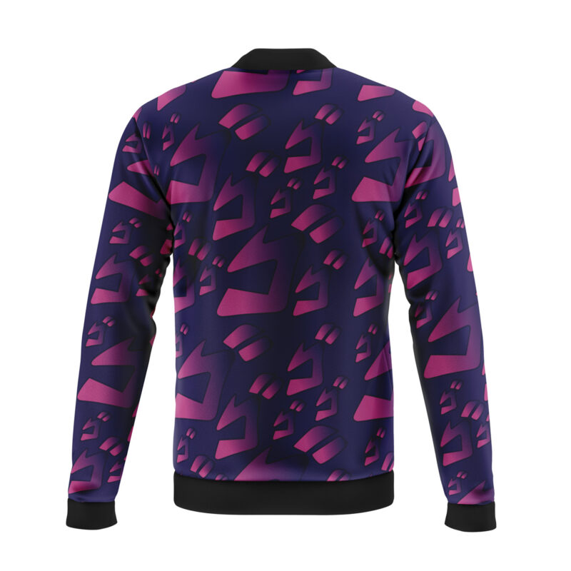 Menacing Aura Jojo's Bizarre Adventure Casual Bomber Jacket - Image 2
