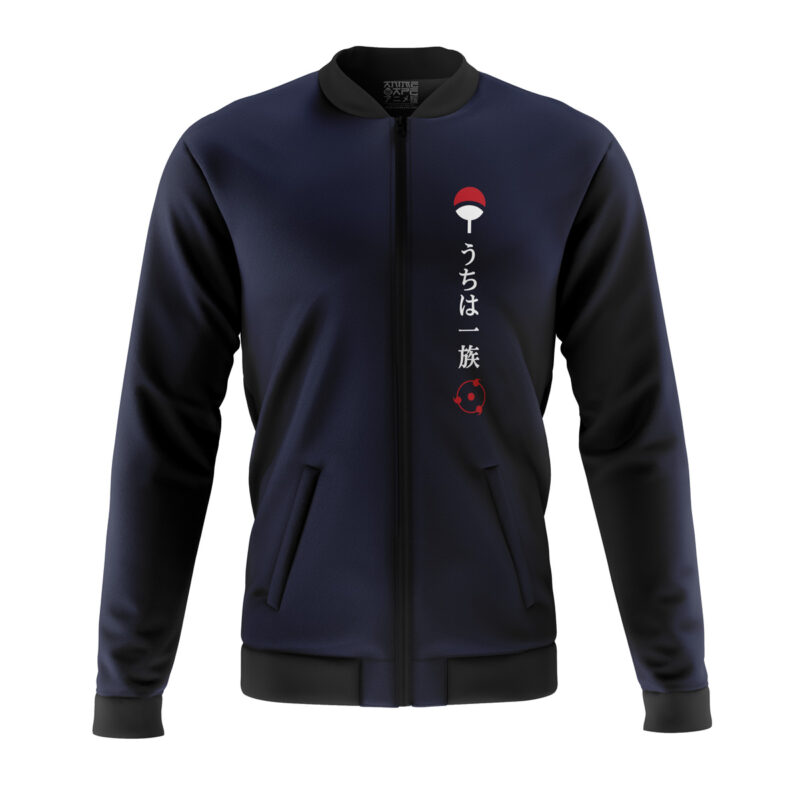 Uchiha Clan Shippuden Casual Bomber Jacket - Image 2