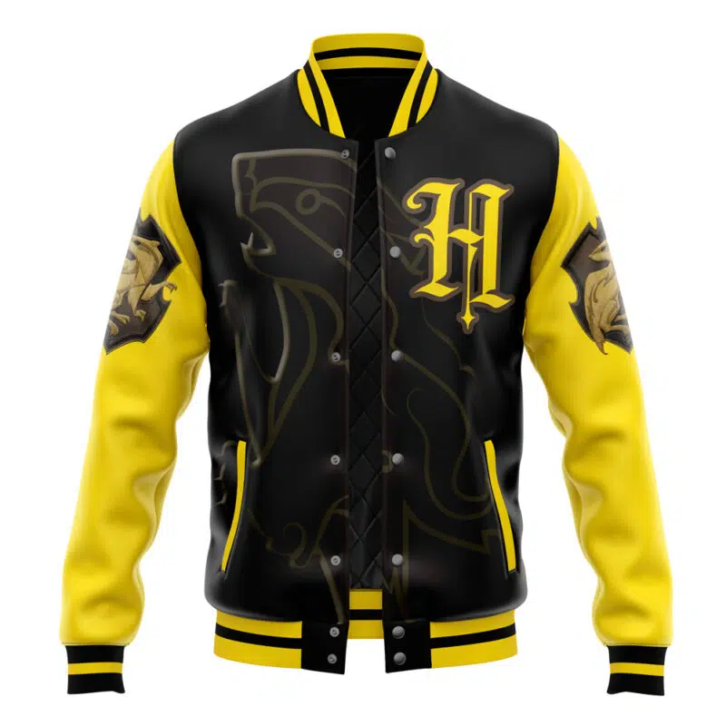 Hogwarts Legacy Hufflepuff V2 Harry Potter Varsity Jacket