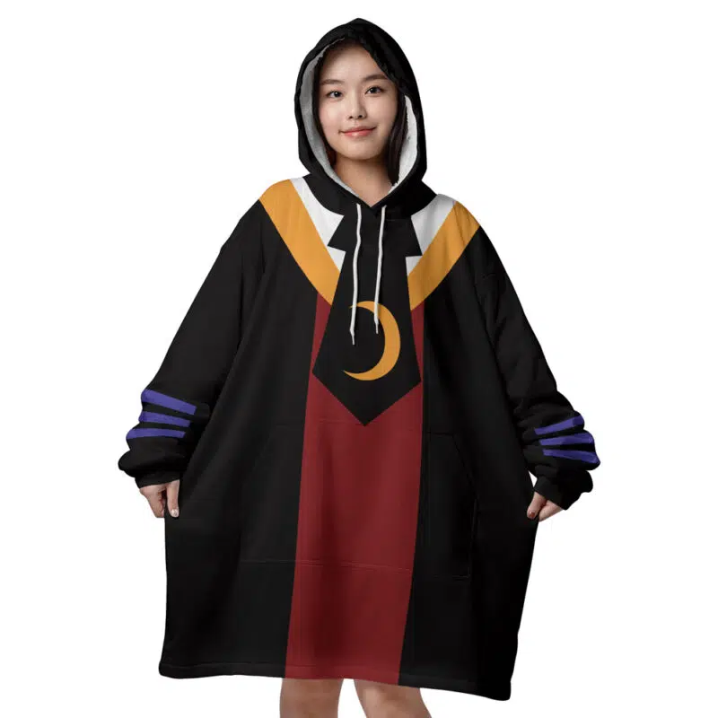 Korosensei Assassination Classroom Snug Oversized Blanket Hoodie - Image 4