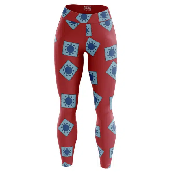 Luffy Wano One Piece Custom Unisex Leggings Spats Training Tights