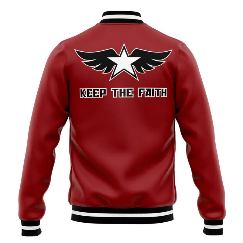 Rock Howard Fatal Fury Varsity Jacket - Image 4