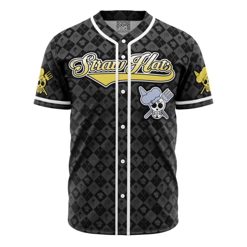 Straw Hats Sanji One Piece Baseball Jersey