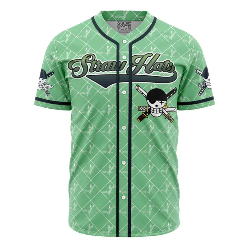 Straw Hats Zoro One Piece Baseball Jersey