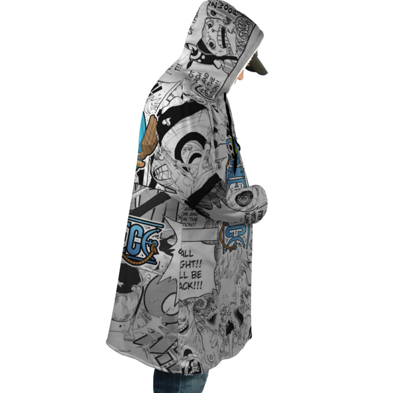 Tony Chopper Manga Panels One Piece Dream Cloak Coat - Image 3
