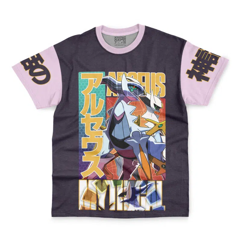 Arceus Pokemon Streetwear T-Shirt - Image 2