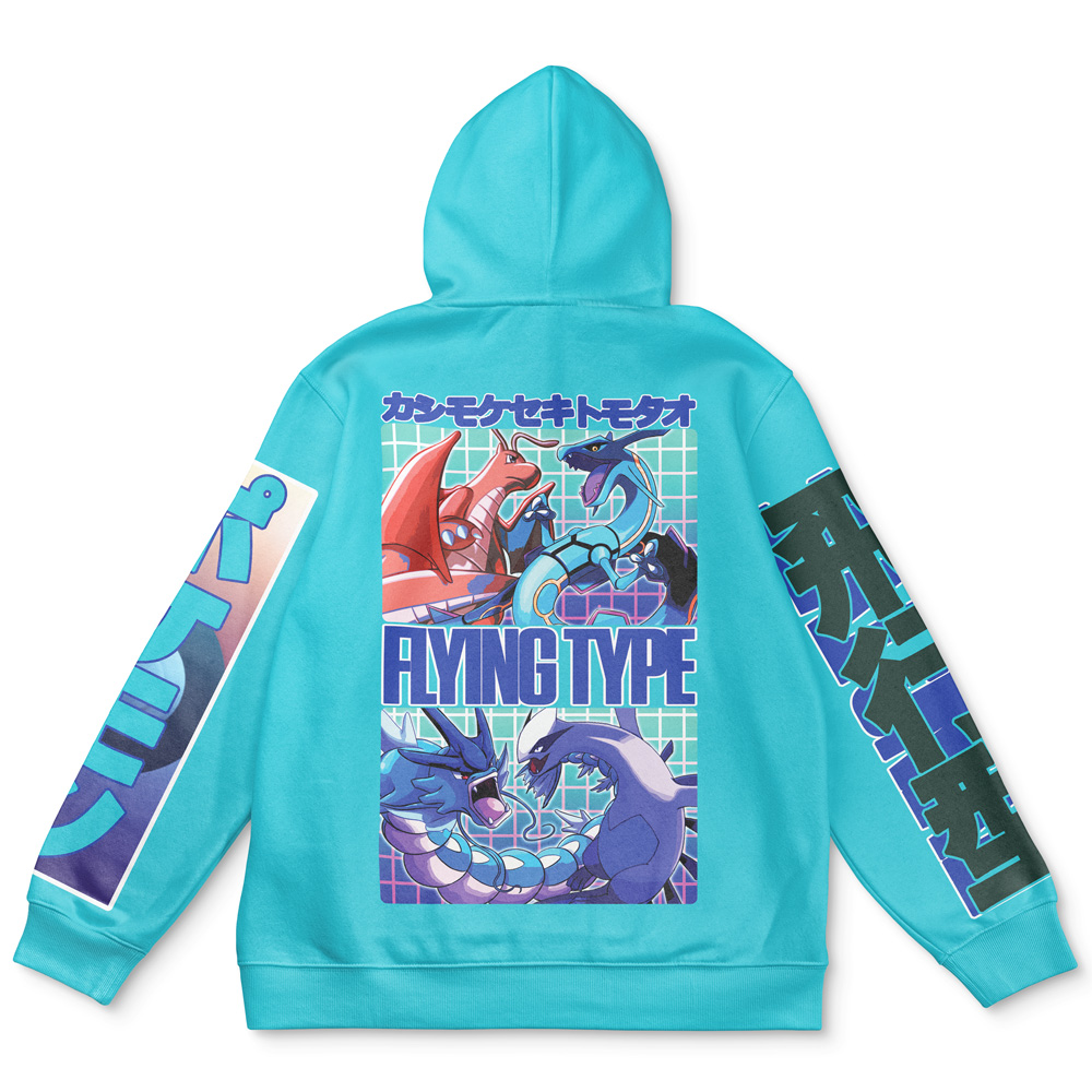 Flying Type Pokemon Streetwear Hoodie - Anime Ape