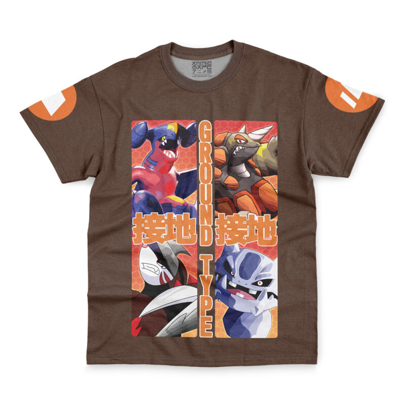 Ground Type Pokemon Streetwear T-Shirt - Image 2