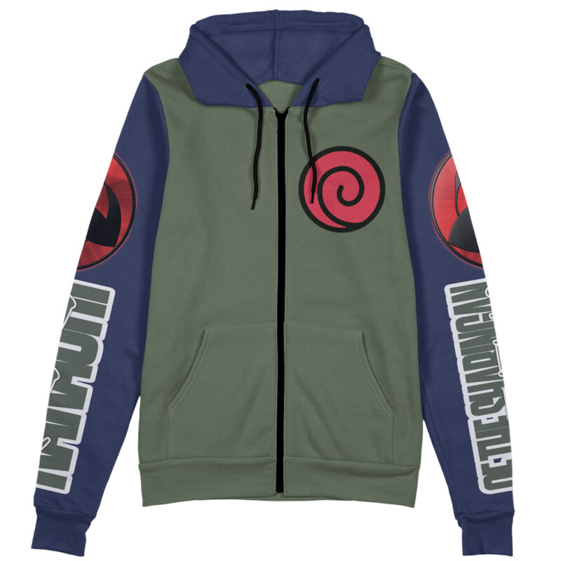 Hatake Kakashi Shippuden Streetwear Zip Hoodie Jacket - Image 2