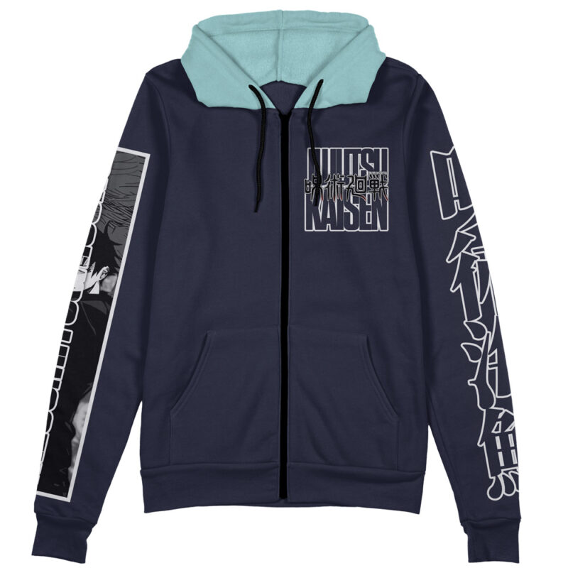 Fushiguro Megumi Jujutsu Kaisen Streetwear Zip Hoodie Jacket - Image 2
