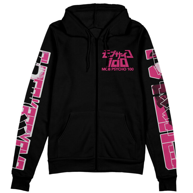 Shigeo Kageyama Mob Psycho 100 Streetwear Zip Hoodie Jacket - Image 2