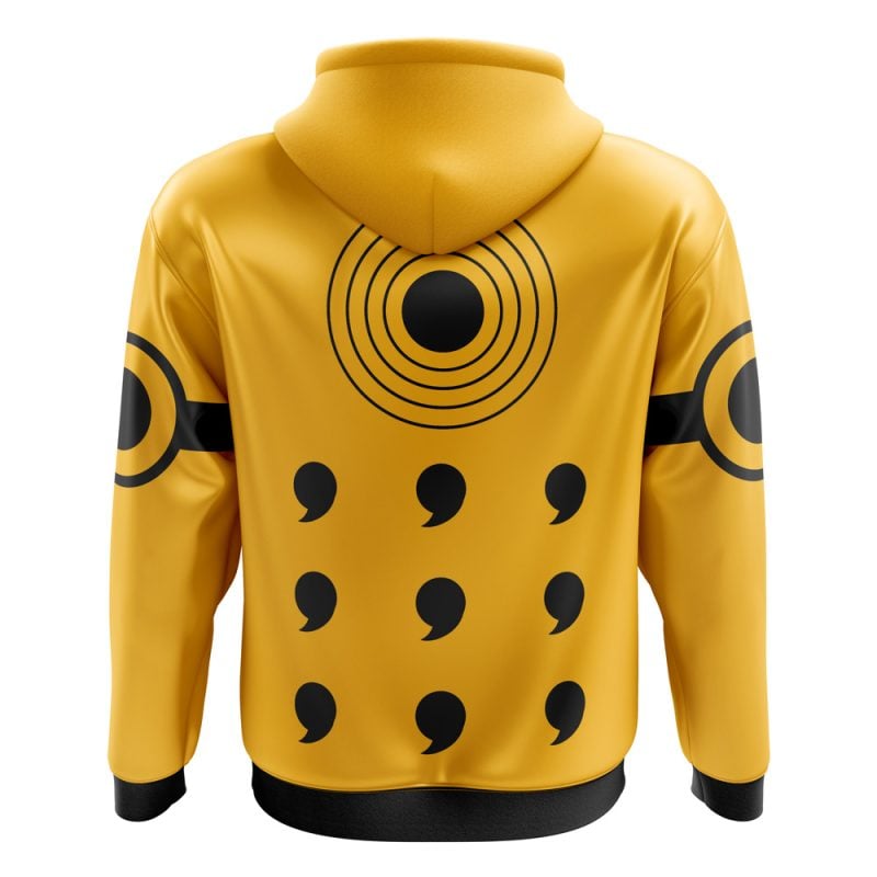 Six Paths Sage Mode Shippuden Zip Hoodie Jacket - Image 2