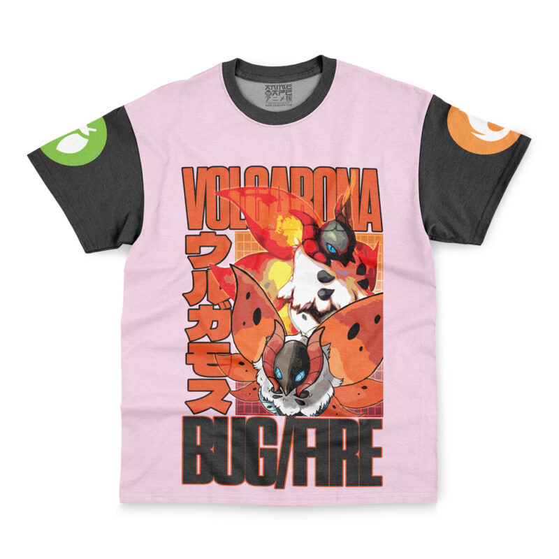 Volcarona Pokemon Streetwear T-Shirt - Image 2